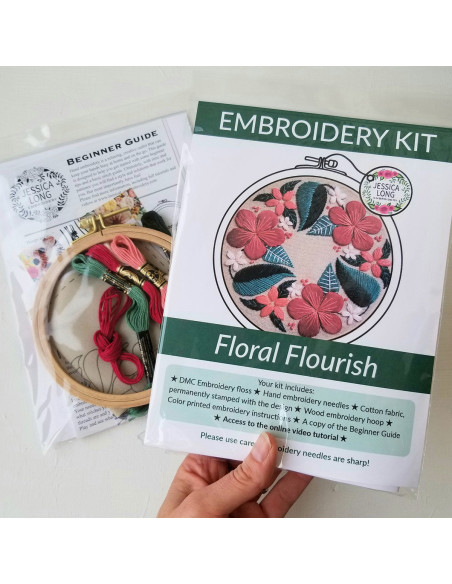 Kit broderie - Floral Flourish