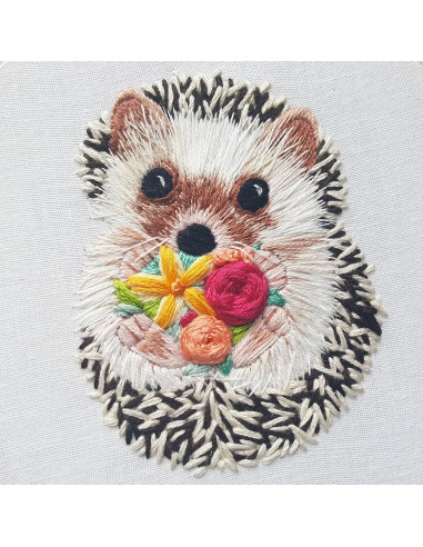 Kit broderie - Hérisson