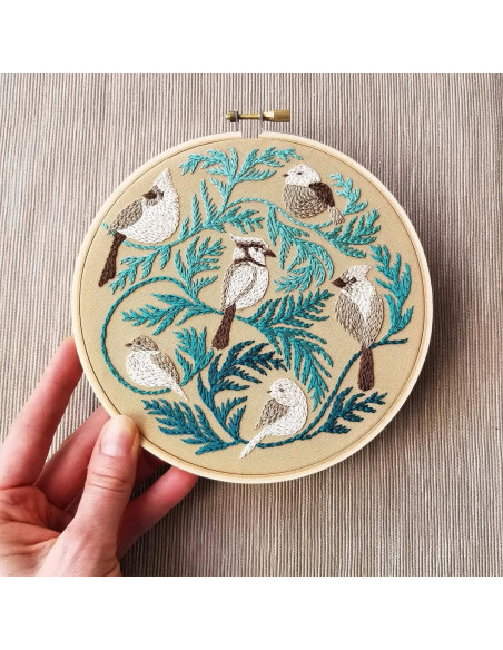 Kit broderie - Winter Birds