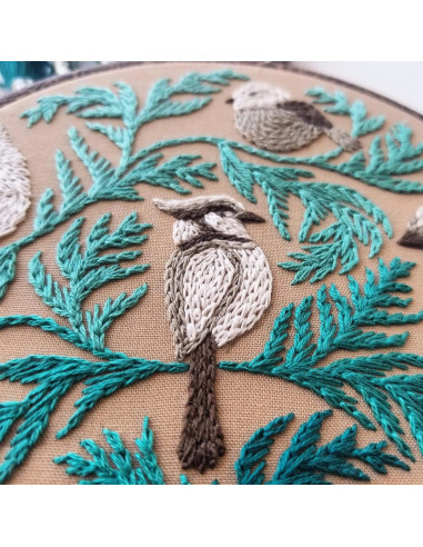 Kit broderie - Winter Birds