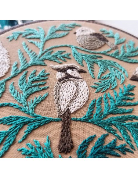 Kit broderie - Winter Birds