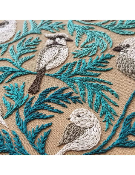Kit broderie - Winter Birds