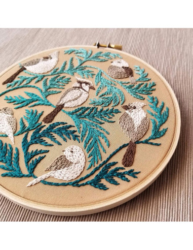 Kit broderie - Winter Birds