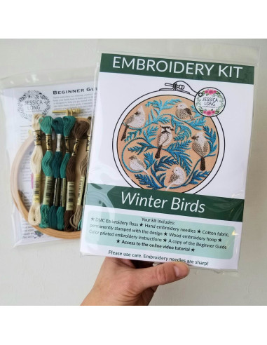 Kit broderie - Winter Birds