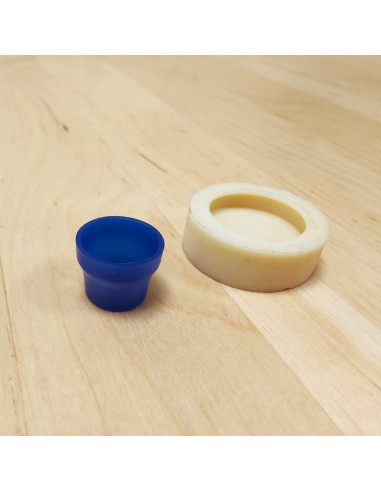 Outil de pose pour boutons à recouvrir 23 mm