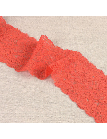Dentelle élastique fleurs délicates - Bengale
