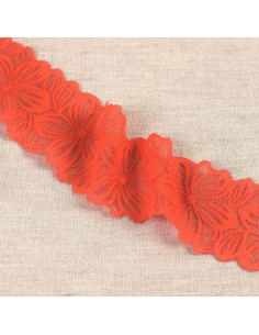 Dentelle élastique pétales de fleurs - Bengale