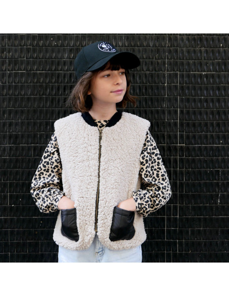 Patron de gilet sans manche mixte Vienne kids - Ikatee