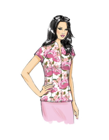 Patron de haut - Butterick 6134