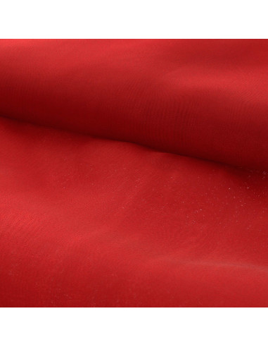 Tissu organza - Rouge