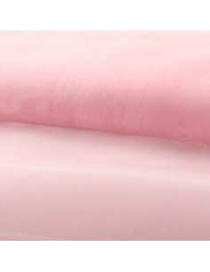 Tissu organza - Rose layette