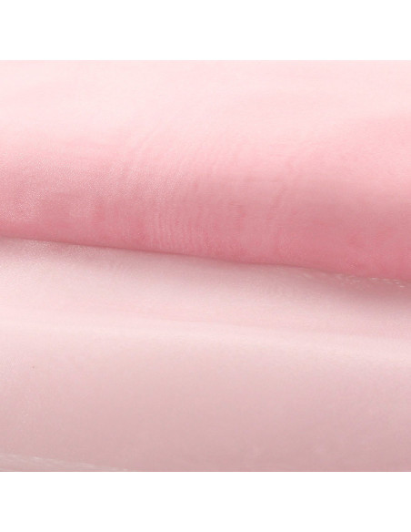 Tissu organza - Rose layette