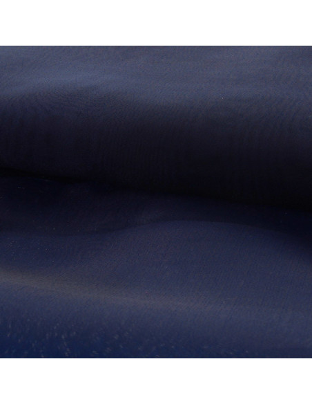 Tissu organza - Bleu marine