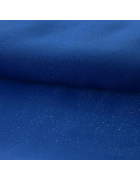 Tissu organza - Bleu foncé