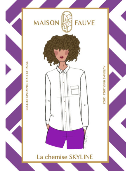 Patron de chemise Skyline - Maison Fauve