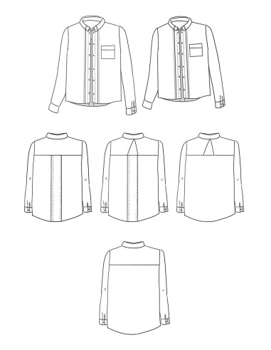 Patron de chemise Skyline - Maison Fauve