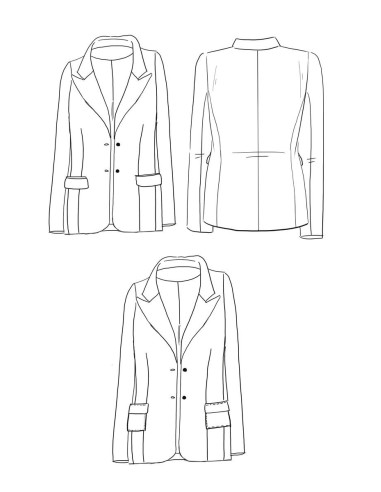 Patron de veste Manhattan - Maison Fauve