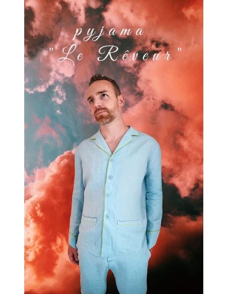 Patron de pyjama pour homme Le Rêveur - Les BG