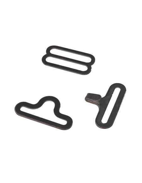 Set de 100 attaches noeud papillon - Noir
