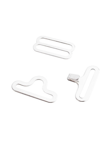 Set de 20 attaches noeud papillon - Blanc