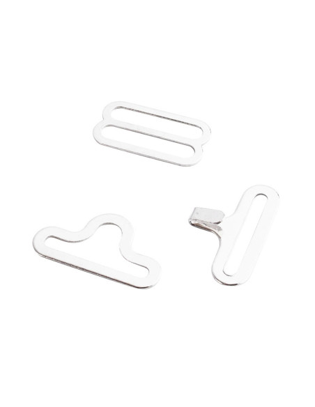 Set de 3 attaches noeud papillon - Blanc
