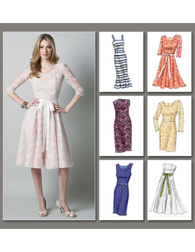 Patron de robe - Vogue 8766