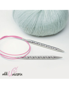 Aiguilles circulaires fixes Addi Unicorn 2