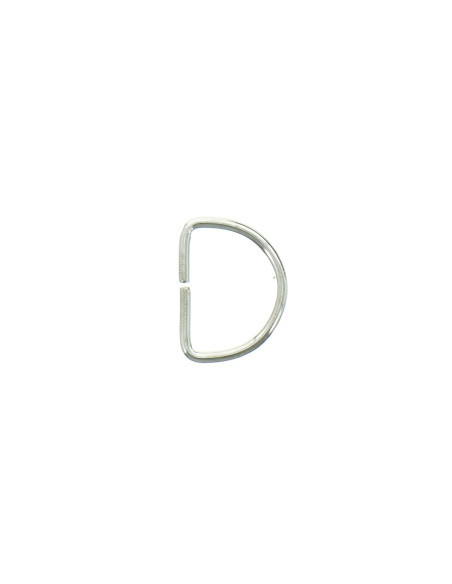 Anneau en D 20 mm - Argent