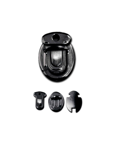 Fermeture mini pour cartable 25 x 18 mm - Canon de fusil