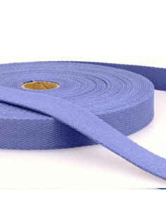 Sangle coton pour sacs - Bleu lavande