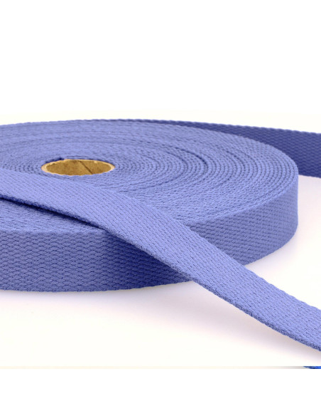 Sangle coton pour sacs - Bleu lavande