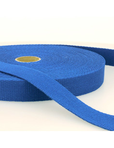 Sangle coton pour sacs - Bleu roi