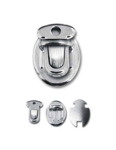 Fermeture pour cartable 33 x 25 mm - Argent