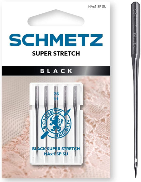 Aiguilles super stretch Black Schmetz