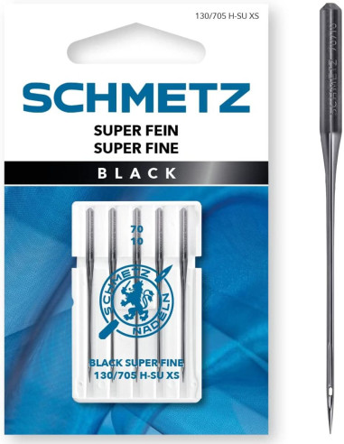 Aiguilles Super Fine Black Schmetz