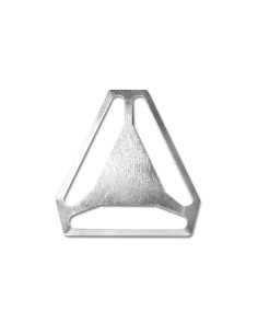 Croisillon pour bretelles - Argent 24 mm