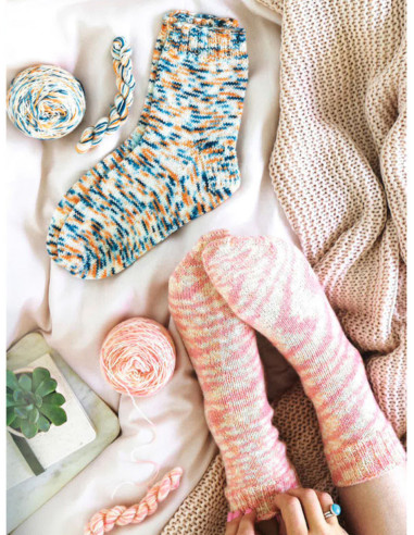 Livre la bible des chaussettes au tricot