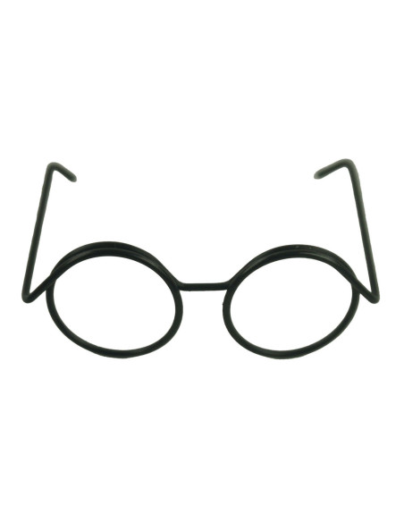 Lot de 5 paires de lunettes pour amigurumi 35 mm - Noir