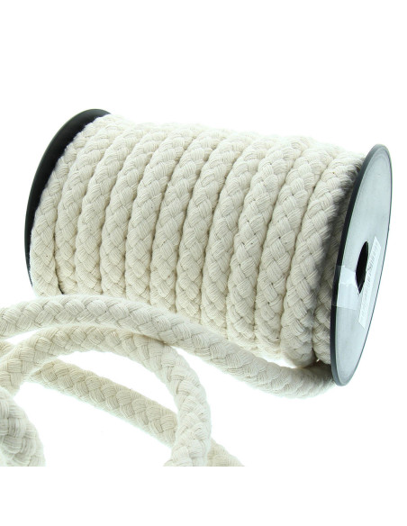 Cordon coton pour anse de sac 15 mm - Naturel