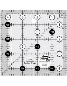 Règle carrée quilting 4.5" x 4.5" Creative Grids