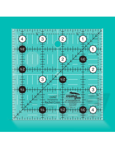 Règle carrée quilting 4.5" x 4.5" Creative Grids 2
