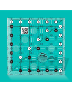 Règle carrée quilting 6.5" x 6.5" Creative Grids 2