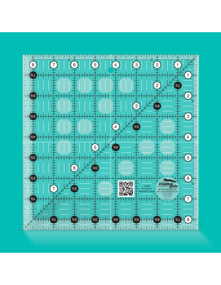 Règle carrée quilting 8.5" x 8.5" Creative Grids