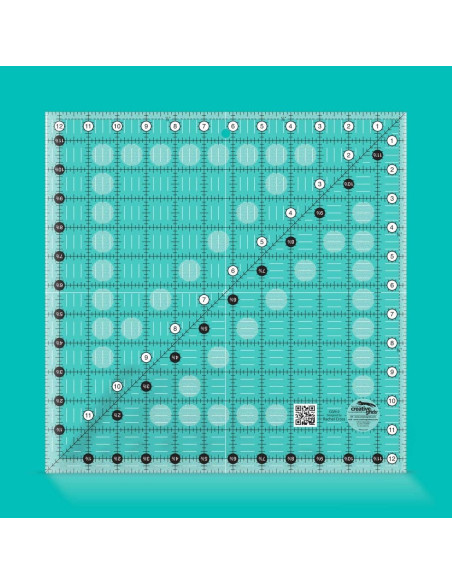 Règle carrée quilting 12.5" x 12.5" Creative Grids