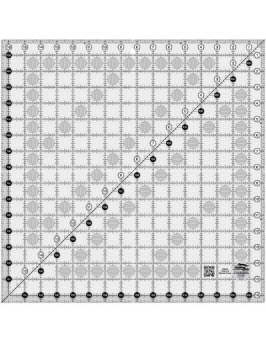 Règle carrée quilting 16.5" x 16.5" Creative Grids