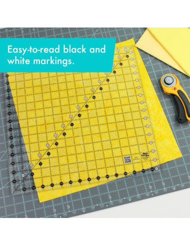 Règle carrée quilting 16.5" x 16.5" Creative Grids