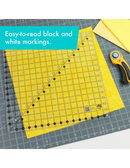 Règle carrée quilting 16.5" x 16.5" Creative Grids