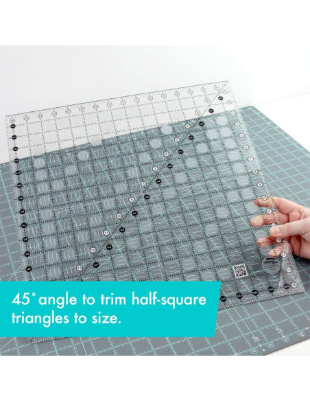 Règle carrée quilting 16.5" x 16.5" Creative Grids