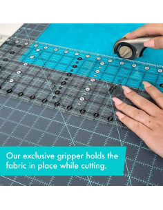 Règle rectangle quilting 6.5" x 24.5" Creative Grids 2