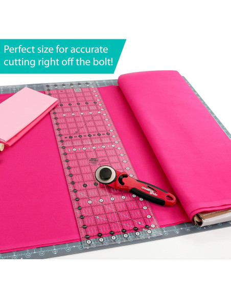 Règle rectangle quilting 6.5" x 24.5" Creative Grids